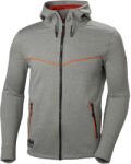 Helly Hansen CHELSEA EVOLUTION CIPZÁRAS KAPUCNIS PULÓVER, szürke, 3XL (79197_930-3XL)