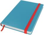 Leitz Caiet de birou Cosy, carton laminat, coperta dura, certificare FSC, reciclabil, A5, 80 coli, matematica, Leitz albastru celest E44540061