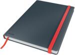 Leitz Caiet de birou Cosy, carton laminat, coperta dura, certificare FSC, reciclabil, B5, 80 coli, dictando, Leitz gri antracit E44830089