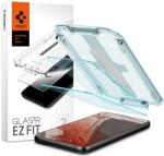  Samsung Galaxy S22 Plus 5G SM-S906, Kijelzővédő fólia, ütésálló fólia (az íves részre is! ), Tempered Glass (edzett üveg), Spigen Ez Fit, Clear, 2 db / csomag - tok-shop