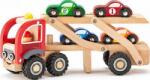 Woodyland Jucarie pentru copii Woody - Autotransporter cu masini de curse (90790)