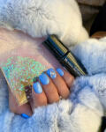 Diamond Cosmetics Gél Lakk - DN129 - Kristálykék - Zselé lakk
