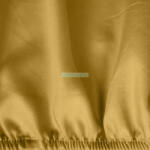 Dina pamut-szatén gumis lepedő Mustársárga 180x200 cm +30 cm