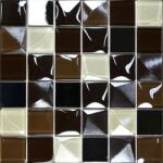 Mosavit Üvegmozaik Mosavit Kubic chocolate 30x30 cm matt/fényes KUBICCHO (KUBICCHO)