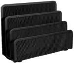 FORNAX Fémhálós levéltartó 3 rekeszes Fornax, fekete (000002635) - tintasziget