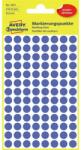 AVERY Etikett címke, O8mm, visszaszedhető, 104 címke/ív, 4 ív/doboz, Avery indigó kék (3591) - tintasziget