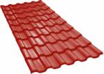 BILKA Tigla metalica BILKA model Iberic Lucios Ral 3000 Rosu Aprins 0.45 mm (4207)