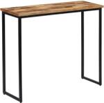 vidaXL Masă consolă, lemn masiv de tec reciclat, 90 x 30 x 76 cm (245418)