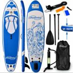 Physionics Paddleboard felfújható 305 cm kék + tartozék (SUP01-bl)