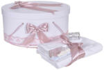  Set trusou botez pentru fetita si cutie trusou cu decor Roz pudra Denikos® 839 NKO5268 (NKO5268)