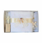  Trusou pentru botez cu dantela ivoire Unisex si ingeras Denikos® 428 NKO1985 (NKO1985)