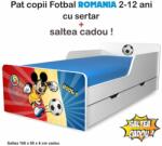Oli's Pat copii Fotbal Romania 2-12 ani cu sertar si saltea cu lana PC-P-MK-FTB-ITA-RO-80 (PC-P-MK-FTB-ITA-RO-80)