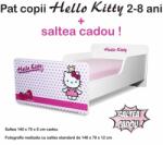 Oli's Patut de fetita 2-8 ani Start Hello Kitty cu saltea din lana inclusa - PC-P-MOK-HKT-70 (PC-P-MOK-HKT-70)