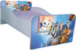  Patut Tom si Jerry cu protectie si saltea inclusa 140x70 fara sertar PTV2118 (PTV2118)