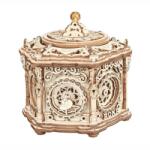 Rokr Puzzle 3D cutiuta muzical, Gradina secreta, ROKR, Lemn, 315 piese, AMK52