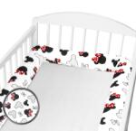 Kidizi Set 2 aparatori laterale multifunctionale tip rulou pentru patut 120x60 cm Kidizi Minnie, husa detasabila, diametru 10 cm (5949221107592)