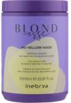 Inebrya Mască neutralizantă pentru păr decolorat, blond sau gri - Inebrya Blondesse No-Yellow Mask 1000 ml