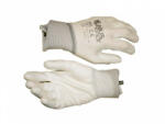 Nano-Metre Industrial Limited Mănuși din poliester cu palma sigilată cu PU (EN 3121), alb, XL (PU1350PW/A) (MK-PU1350PW-A)