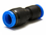 SHPI műanyag-levegőcső szűkítő adapter (dugaszolható), egyenes, 6mm - 4mm (SPG6-4) (MK-SPG6-4)