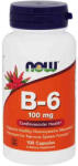 NOW Vitamina B-6 (Piridoxina), 100 mg, Now Foods, 100 capsule