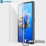 SUNSHINE Hydrogel TPU képernyővédő fólia - Ultra Clear, ÖNREGENERÁLÓ! - 1db, a teljes képernyőt védi, csak a külső kijelzőre! - HUAWEI Mate X2