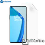 SUNSHINE Hydrogel TPU képernyővédő fólia - Ultra Clear, ÖNREGENERÁLÓ! - 1db, TOKBARÁT - OnePlus 9 Pro