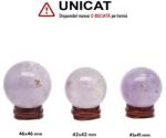  Sfera Ametist Minerala Naturala - 41-46 x 41-46 mm - 1 Buc