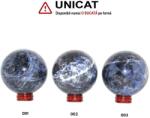  Sfera Sodalit Minerala Naturala - 77-78 x 77-78 mm - 1 Buc