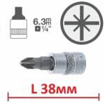 Bgs technic; ks tools; jbm Битове pz - l38мм на вложка 1/4" от 3.00лв