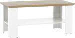 Mobikon Masuta de cafea din pal alb si maro stejar grand Leon 120x60x55 cm (0000264791) Masa de cafea