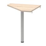 Mobikon Masuta de colt din pal maro stejar sonoma picior metal Johan 68x68x74 cm (0000278023) Masa de cafea