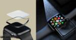 FeiFan 44mm Apple Watch 5/6 teljes képernyős kijelzővédő üveg - Fekete (UVAW04)
