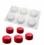 adHoreca Forma Silicon 6 Dovleci - Prajituri si Mousse - Pumpkin Design (ADSF-011) Forma prajituri si ustensile pentru gatit