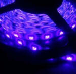 Special LED Led szalag SMD5050 UV-A (ultraibolya) 60 led/m 14, 4W/m beltéri (8219)