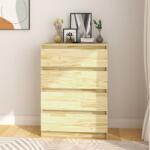 vidaXL Dulap lateral, 60x36x84 cm, lemn masiv de pin (808103) Comoda