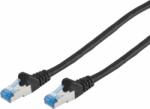 S-Conn S/FTP CAT6a Patch kábel 10m Fekete (75720-S)