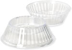Decora Baze Oua Ciocolata 750 g, Material Plastic Transparent, O14.5xH5 cm, Set 3 Buc (5230323) Forma prajituri si ustensile pentru gatit