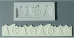 Alphabet Moulds Mulaj Silicon Bordura Decor Nautic, 10.5x3.6 cm (AM0046) Forma prajituri si ustensile pentru gatit