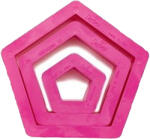 Decora Pentagon - Decupatoare Plastic O 2.2 - 7.5 x H 2.2 cm, Set 3 Buc (255303)