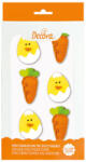 Decora Decor Zahar - Figurine Paste, Puisori si Morcovi O 5 cm, 6 buc (500357)