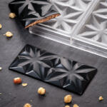 Pavoni Tablete Ciocolata 15.5 x 7.7 x H 1 cm - Matrita Policarbonat Choco Bar Edelweiss, 3 cavitati (PC5005FR) Forma prajituri si ustensile pentru gatit