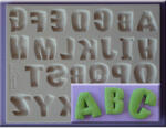 Alphabet Moulds Mulaj Silicon Alfabet Stil Monster H 2.1 cm (AM0240) Forma prajituri si ustensile pentru gatit