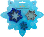 Decora Decupatoare Plastic Craciun - Fulgi de Zapada, O 7, 5, 4 x H 2 cm, 3 buc (255046)