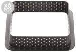 Silikomart Rame Termoplastic Microforate 8 x 8 x H 2 cm, Patrate, Set 6 bucati (52.286.20.0165)