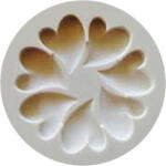 Alphabet Moulds Mulaj Silicon Decor Inimioare Top Cupcakes O 6.8 cm (AM0098) Forma prajituri si ustensile pentru gatit