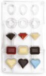 Decora Matrita Policarbonat Ciocolata, Diamante O 2-3 cm, 15 Cavitati, 20x12xH2 cm (50154) Forma prajituri si ustensile pentru gatit