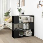 vidaXL Bibliotecă/Separator cameră, negru, 100x24x94 cm (809180) Biblioteca