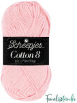 Scheepjes Cotton8 - 718 - púderrózsaszín pamut fonal