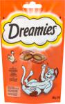 Dreamies kiegészítő macskaeledel csirkével felnőtt macskák & 8 hetesnél idősebb kölykök számára 60 g