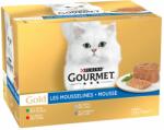 Gourmet Gourmet Pachet mixt Gold Mousse 24 x 85 g - Mix Carne (iepure, vițel, vită, miel)